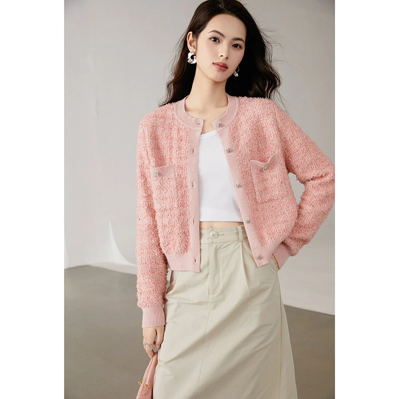 【断码清仓】2025春上衣针织衫女24121661