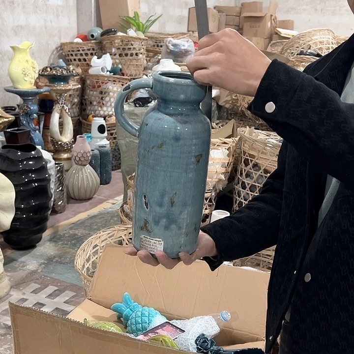 瓶高度30厘米口径7厘米微瑕捡漏