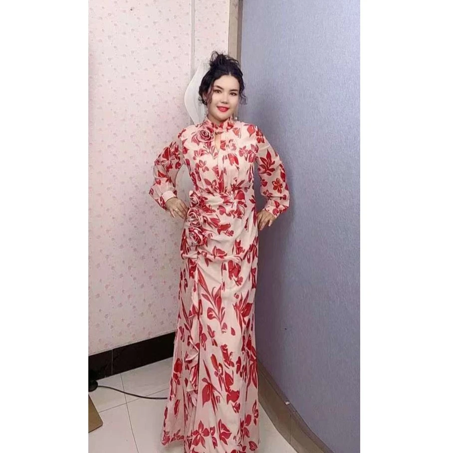 6015【娜子】新款时尚轻奢大气显瘦女装连衣裙