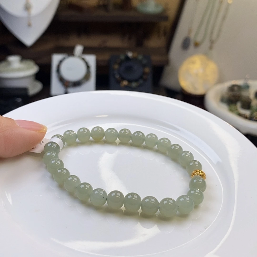 和田玉未镶嵌手链