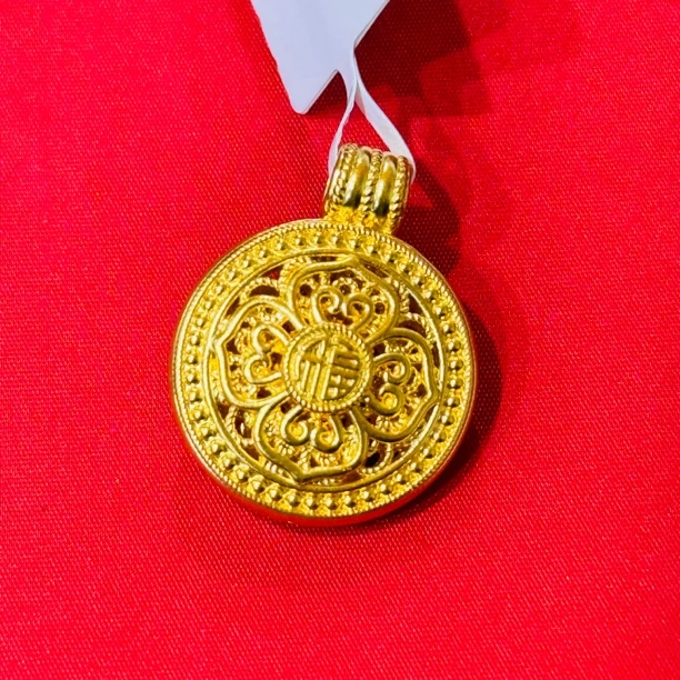 【木木专享】足金999 福字罗盘 GP 1.45