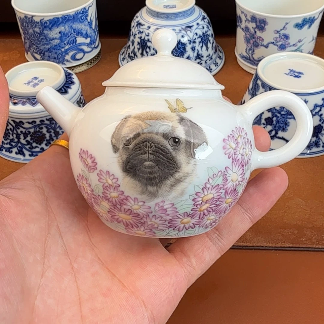 瓷片景德镇瓷器手工手绘