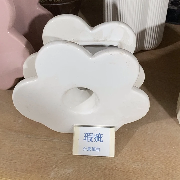 紫砂花盆多肉植物盆瑕疵有孔