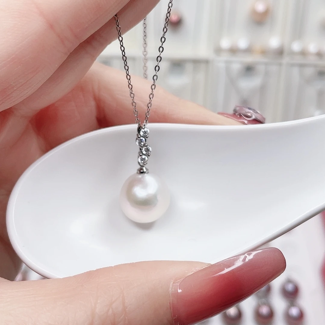 淡水珍珠吊坠(赠链)合金