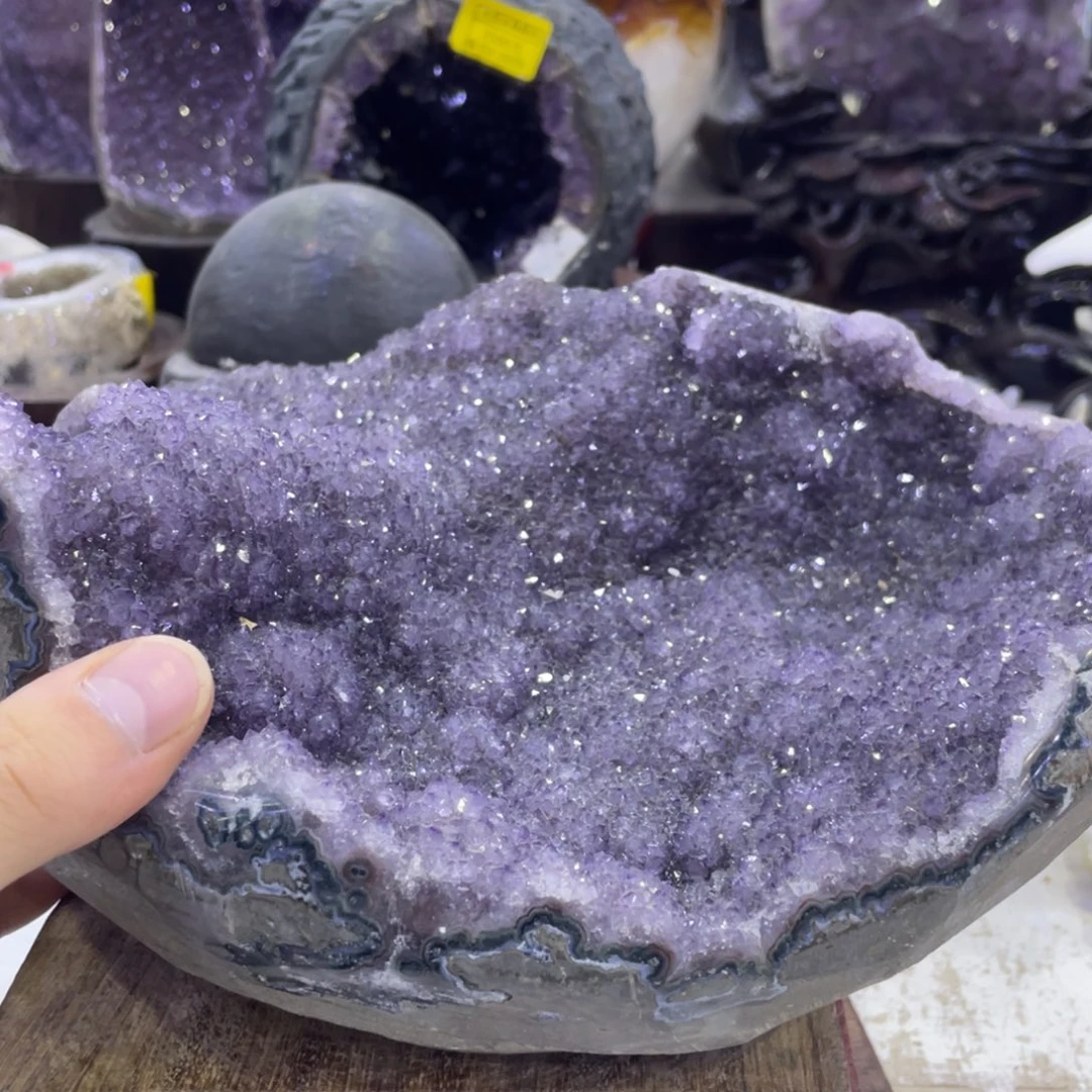 未镶嵌珠宝半成品紫晶