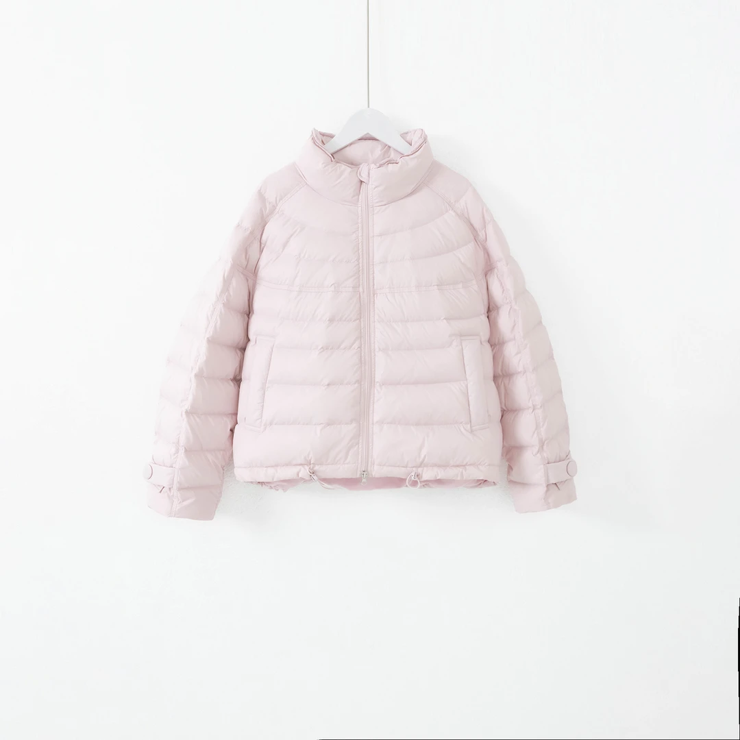 几里与麻 立领蓬松云感短款羽绒服 衣长65胸围145 2092542