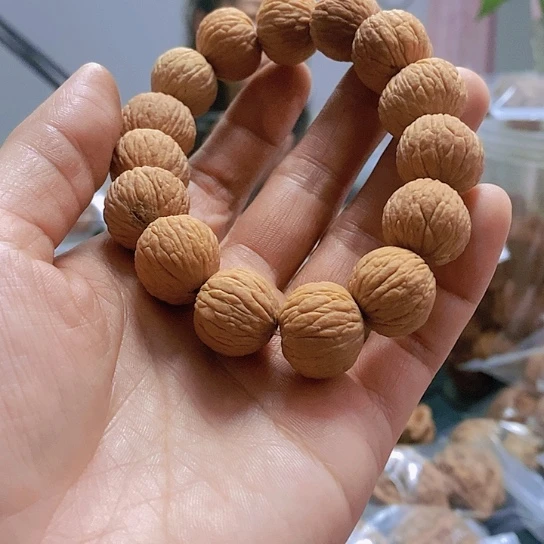 【闪购商品】把件文玩核桃凤羽手串
