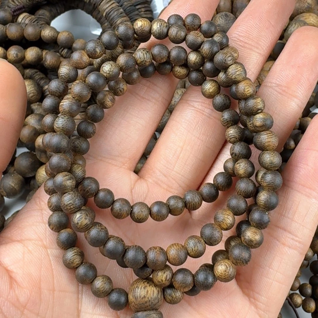 手串沉香奇楠沉香5mm多圈12克多样性发一条
