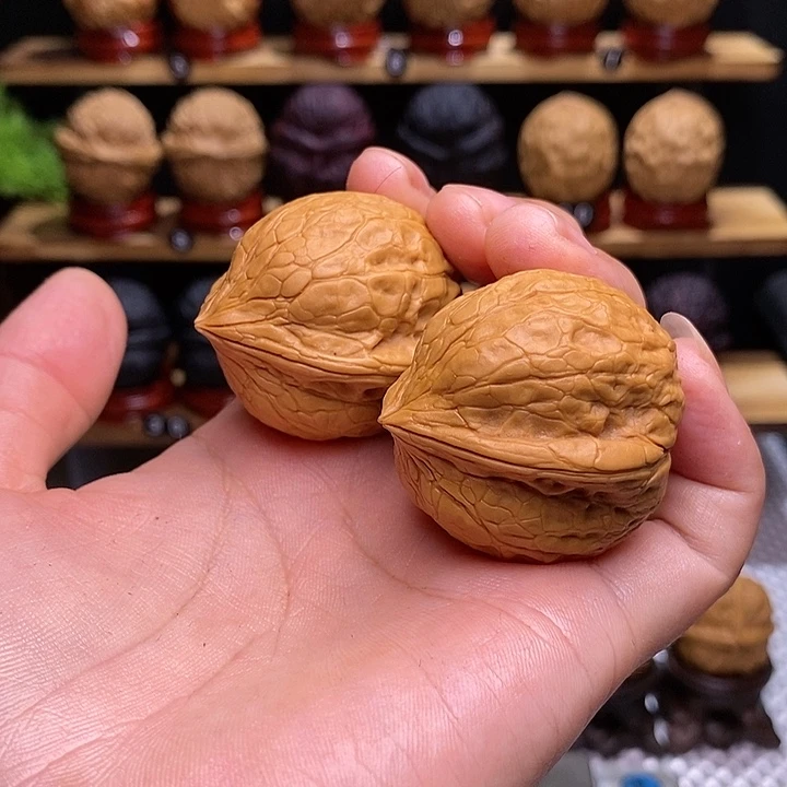 文玩核桃把件云鸡64