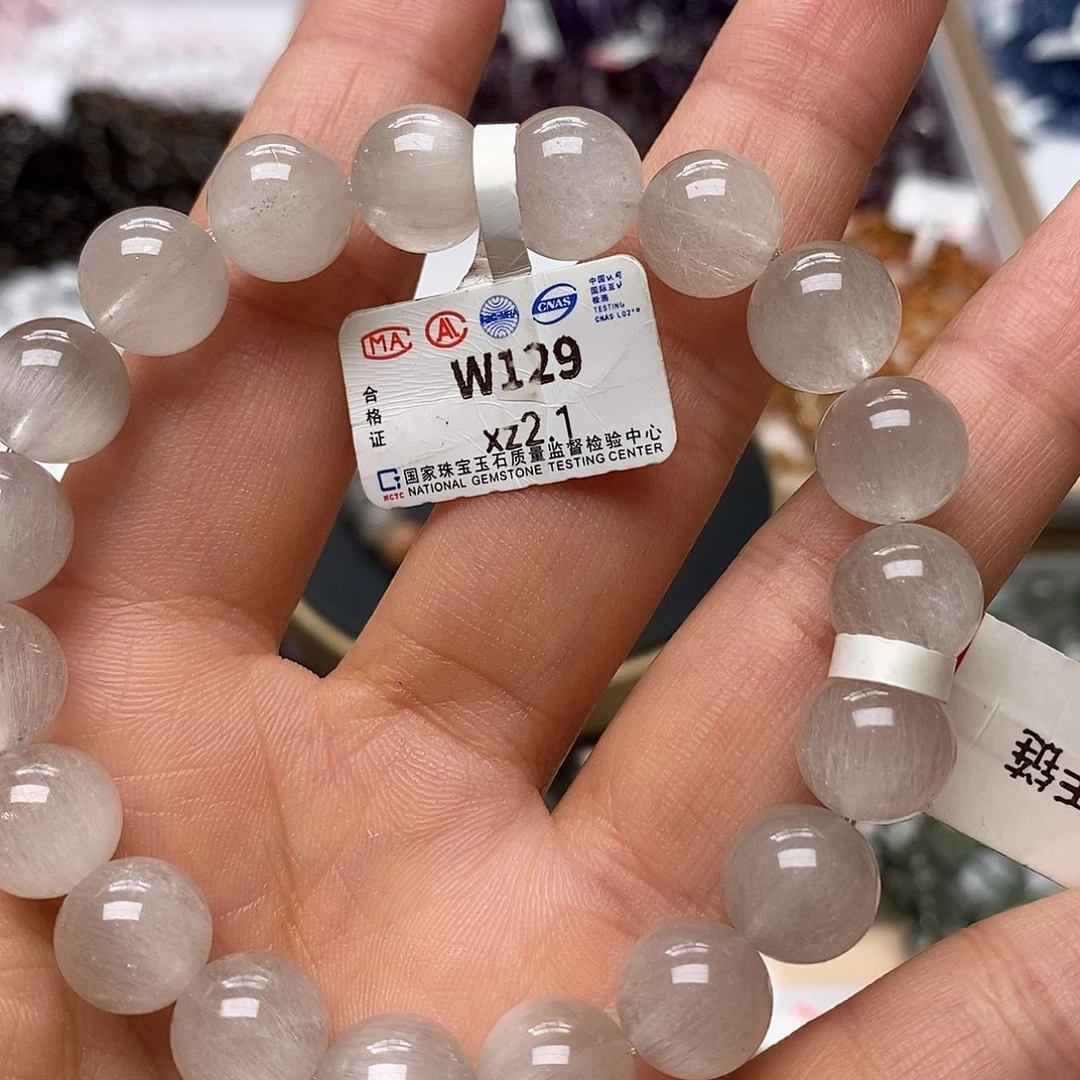 水晶手链未镶嵌小*?白兔10m