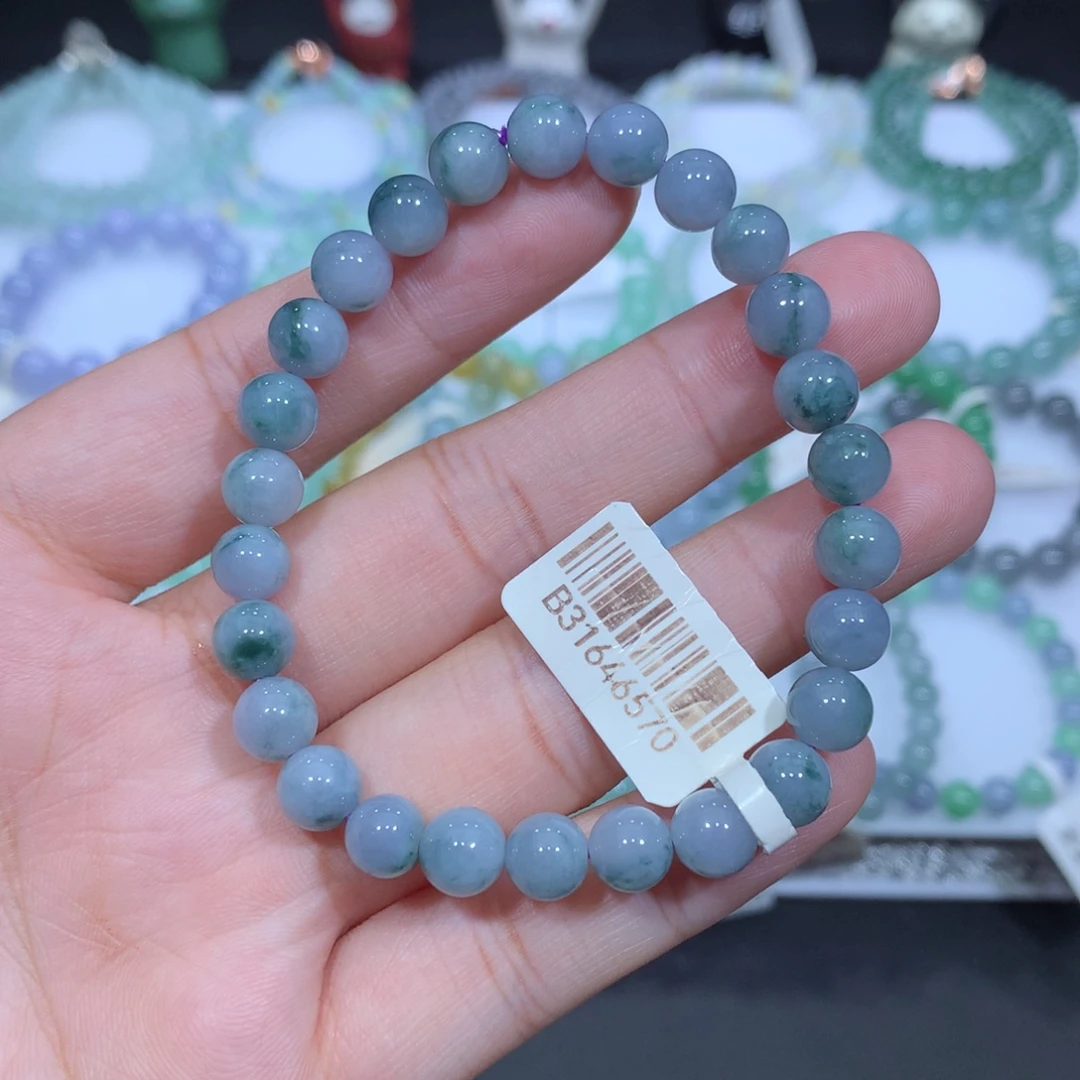 翡翠未镶嵌手串天然