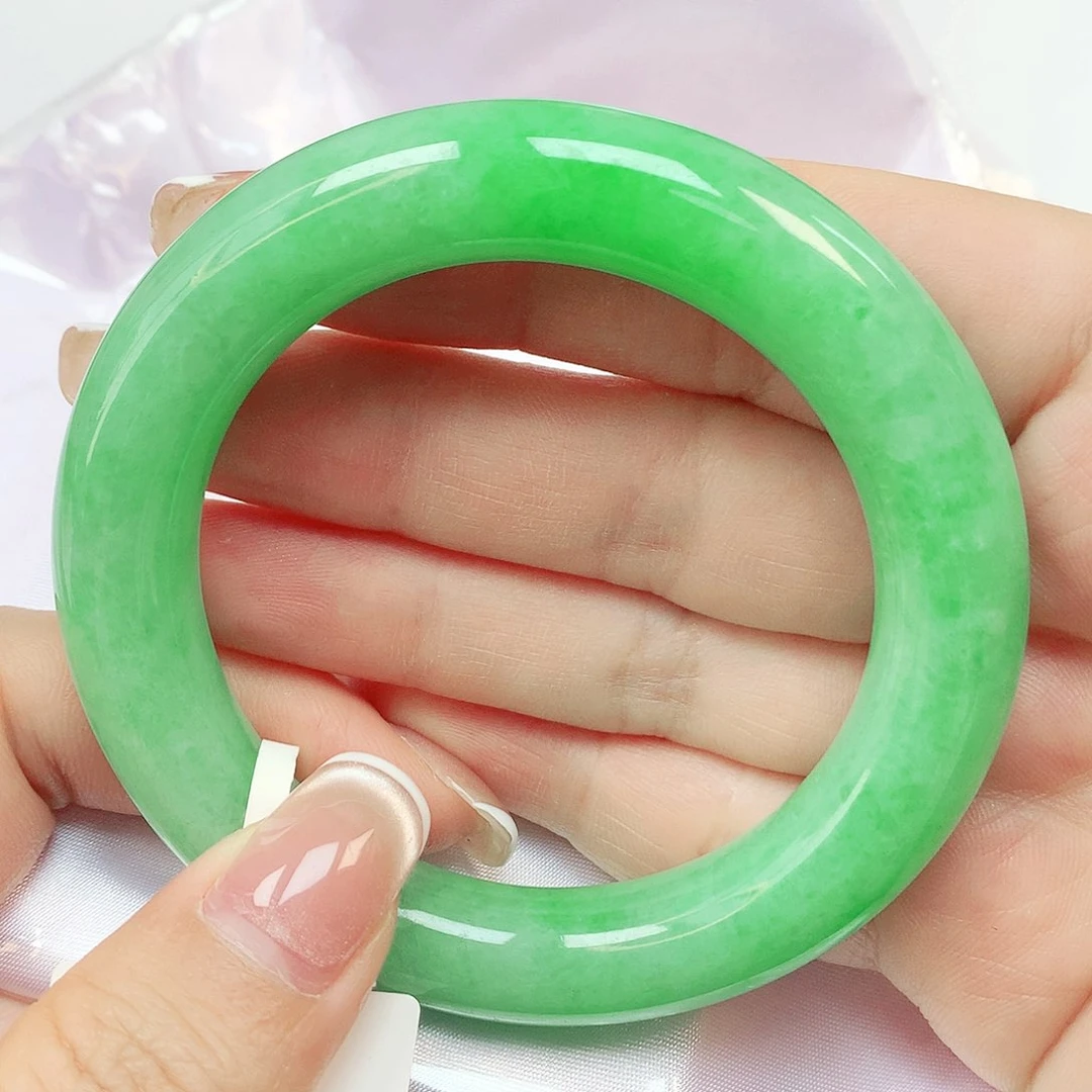 未镶嵌手镯翡翠抖音086