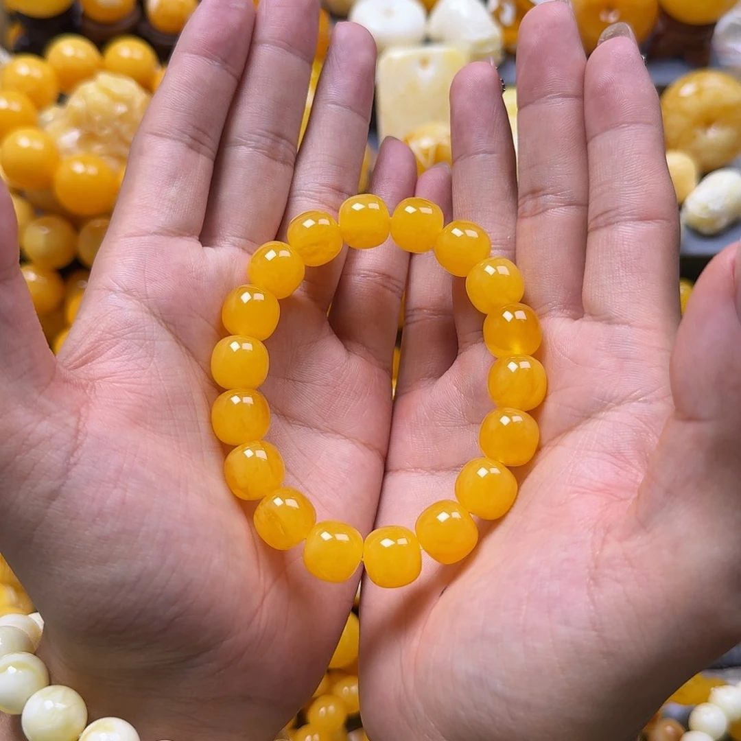 未镶嵌蜜蜡珠宝奇石同料13mm