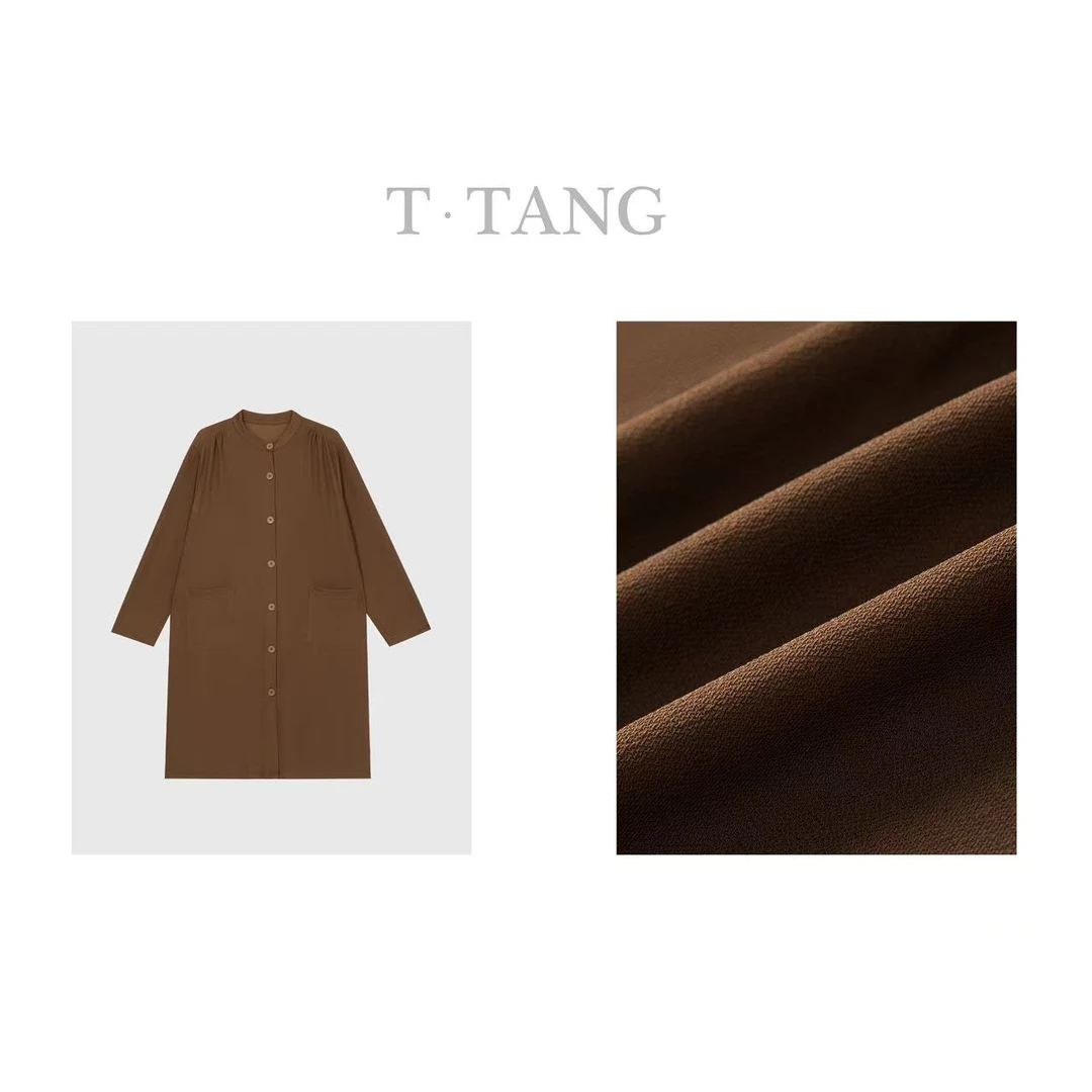 （微瑕介意勿拍）秋季210g冰麻凉感丝光防晒面料中长款风衣【6590】TT