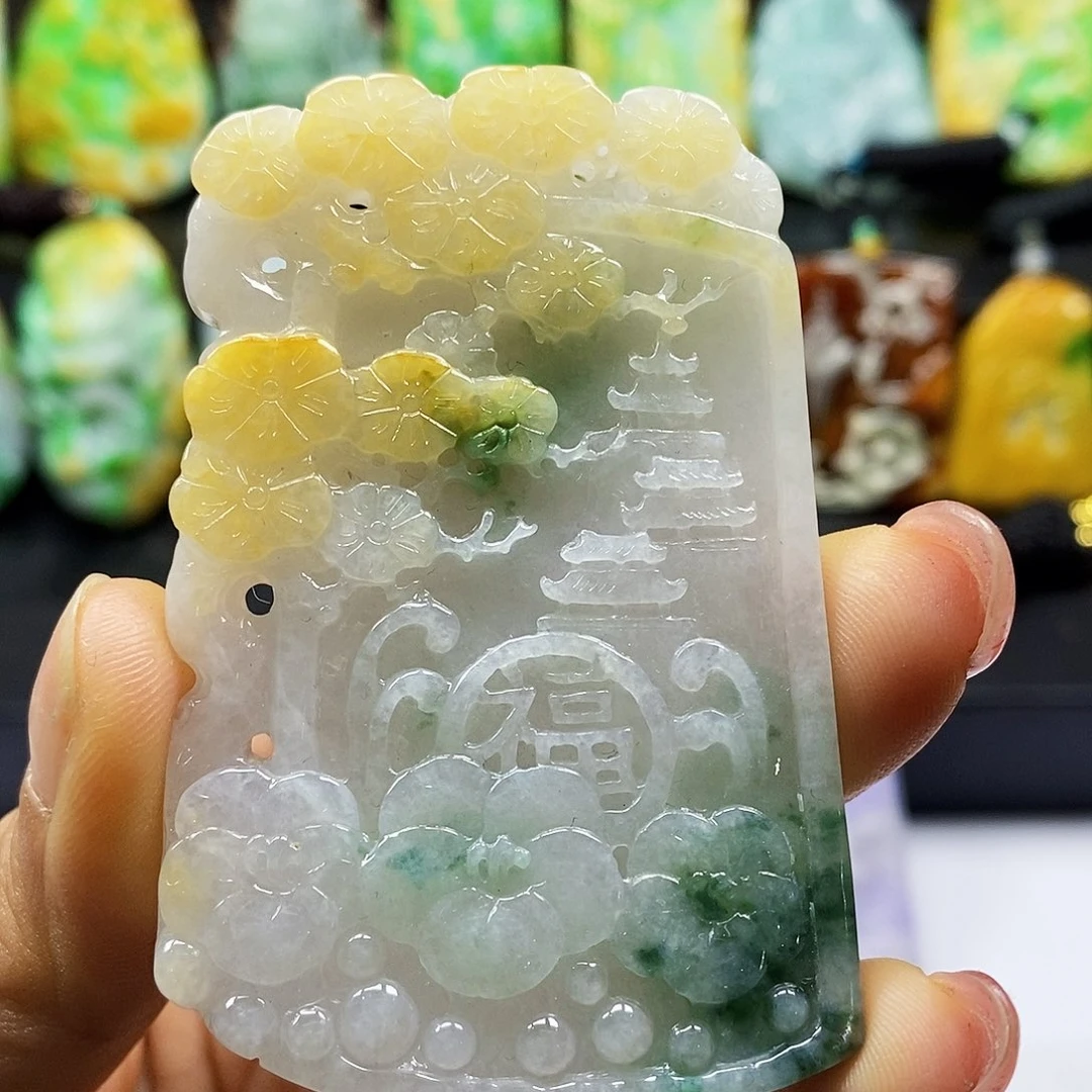 未镶嵌定制翡翠翡翠A货一物一证