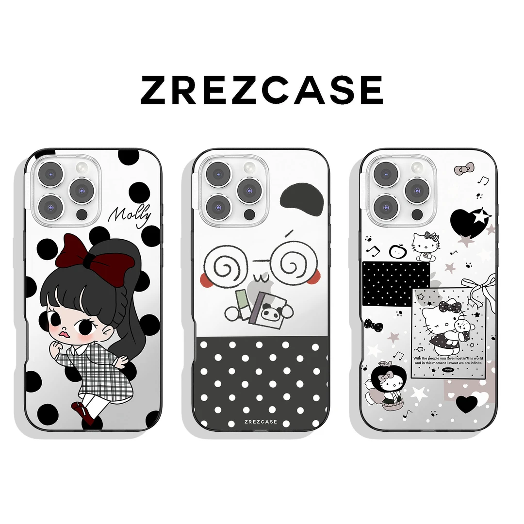 ZREZ 原创 [ 努力用功 ] 适用苹果iPhone16ProMax防摔个性手机壳