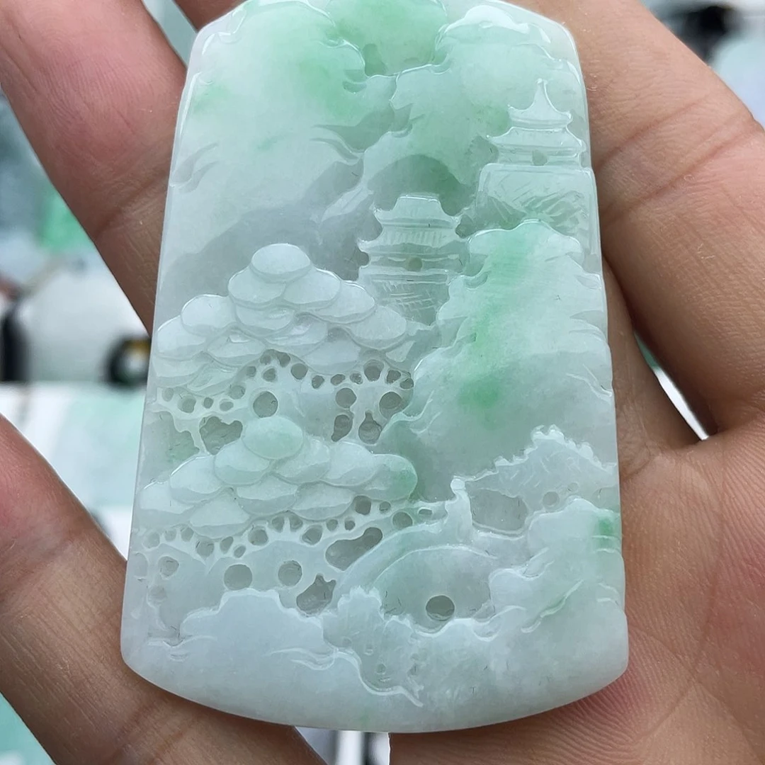 颈饰未镶嵌翡翠翡翠