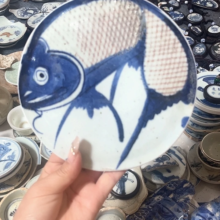 瓷片瓷片茶托喝茶非常不错