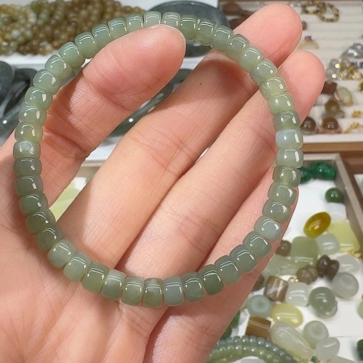 用***5和田玉未镶嵌手链