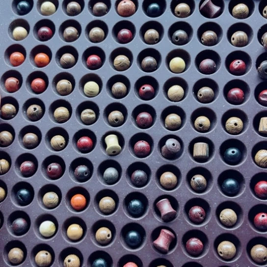 吊坠白玉菩提瑕疵8木质珠300颗