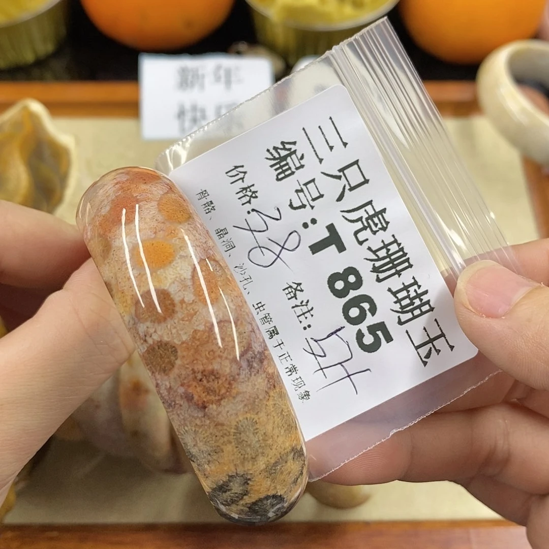 硅化珊瑚（珊瑚玉）1未镶嵌黑*