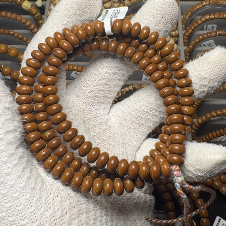 紫金鼠手串鼠尖纯肉咖皮老料算盘长串8尺精工福利