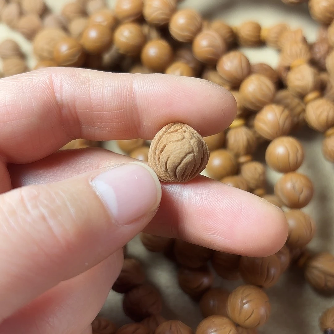 桃核吊坠橘***?秦岭龙文小龙文1.3尺21颗