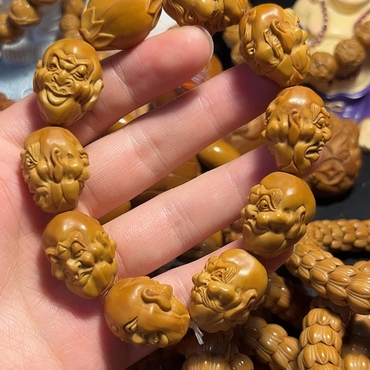橄榄核手串/手链写实罗汉