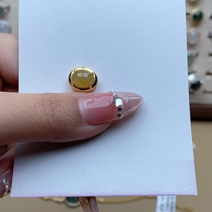 翡翠吊坠(不含链)银S925镶嵌11111