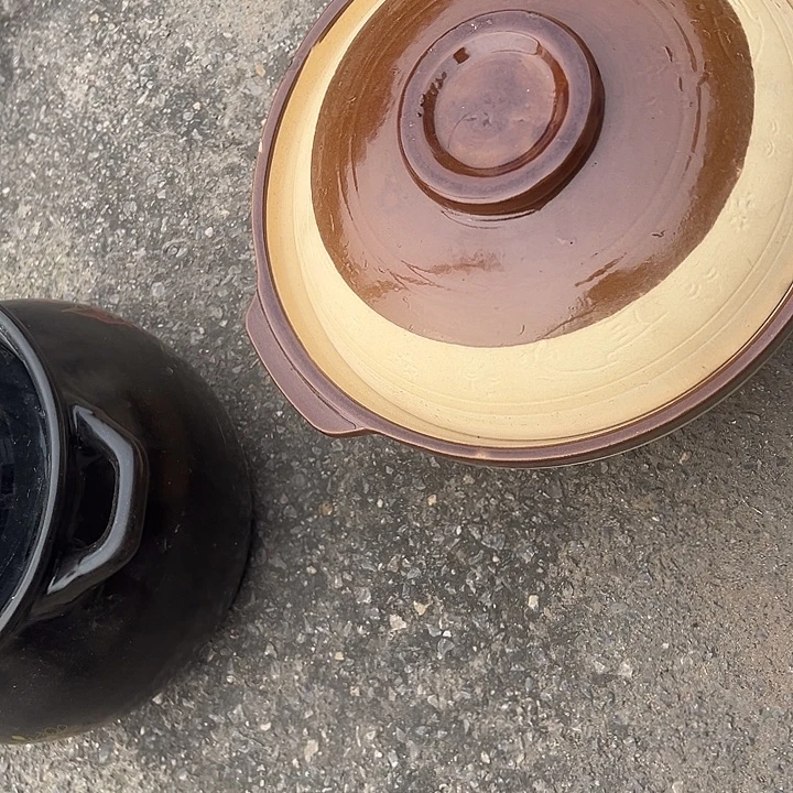 瓷粗瓷砂锅一支微瑕