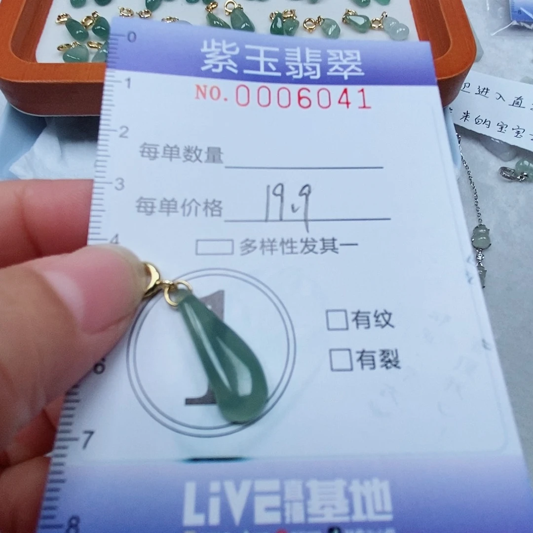 颈饰未镶嵌翡翠冰透随行