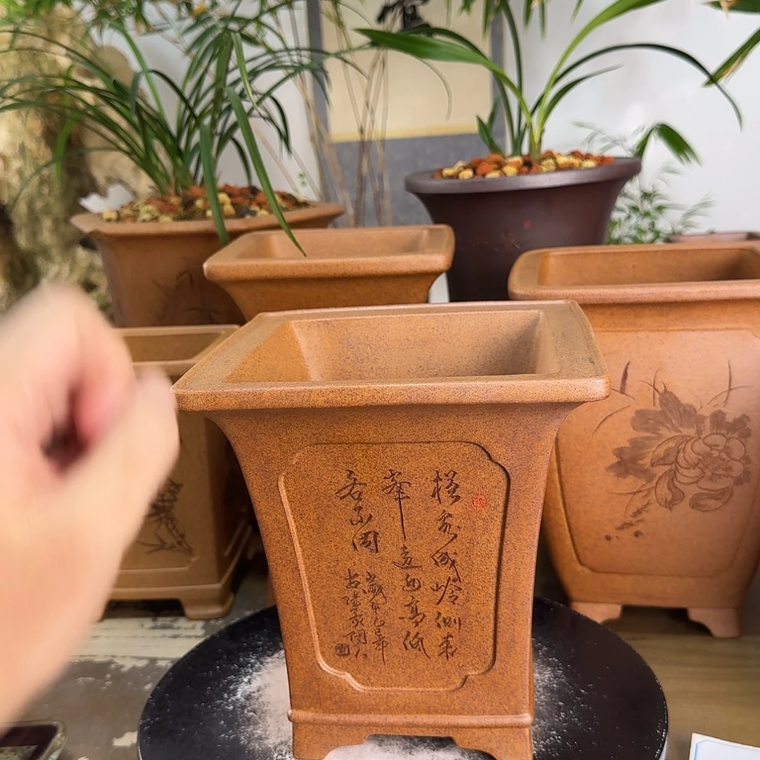 王***渤紫砂花盆紫砂花盆