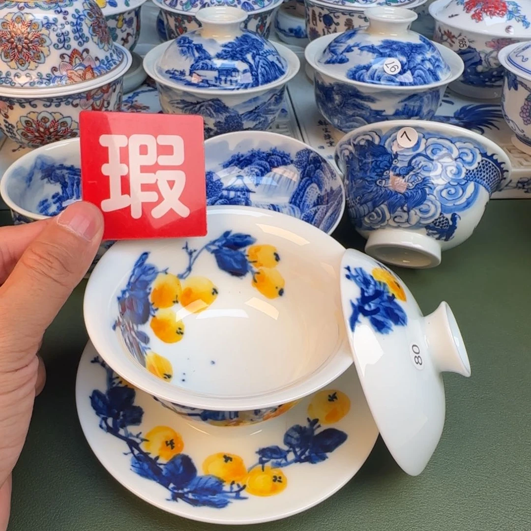 纯手工纯手绘茶具80