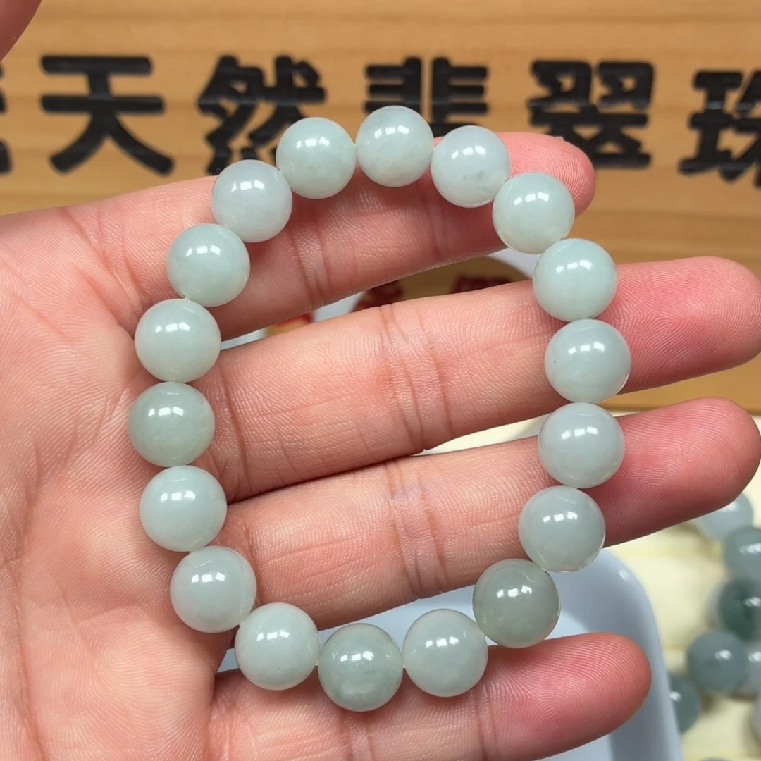 翡翠未镶嵌颈饰手串9.8
