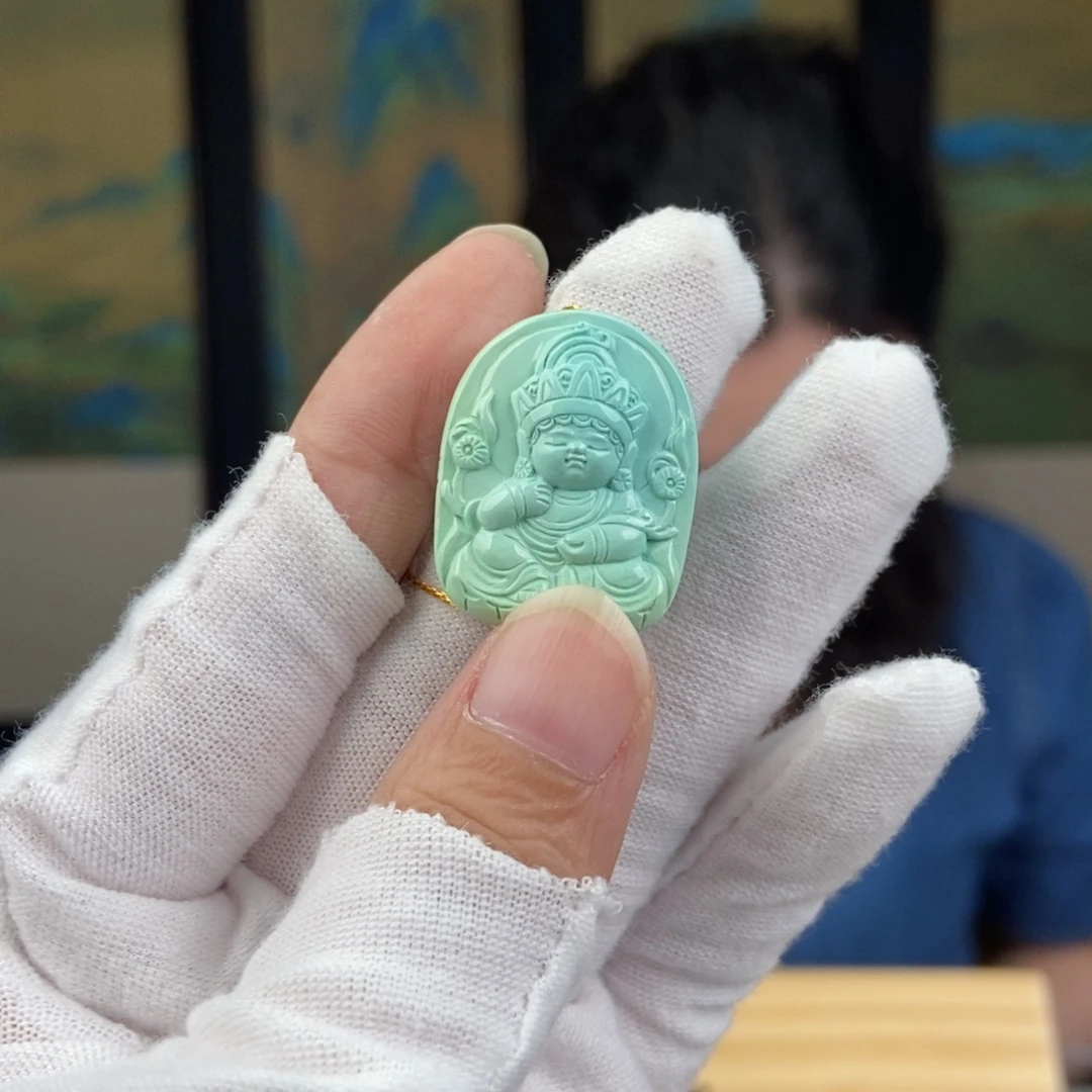 未镶嵌绿松石珠宝奇石
