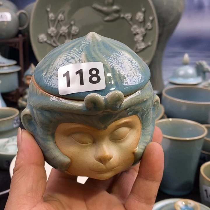 摆件原矿釉原产地汝瓷精品