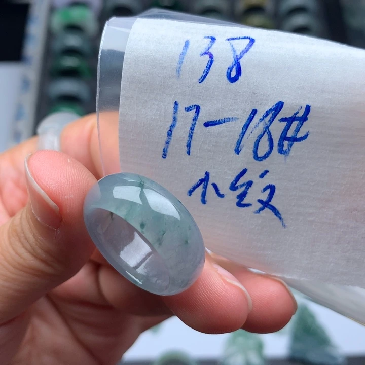 翡翠未镶嵌戒指戒圈