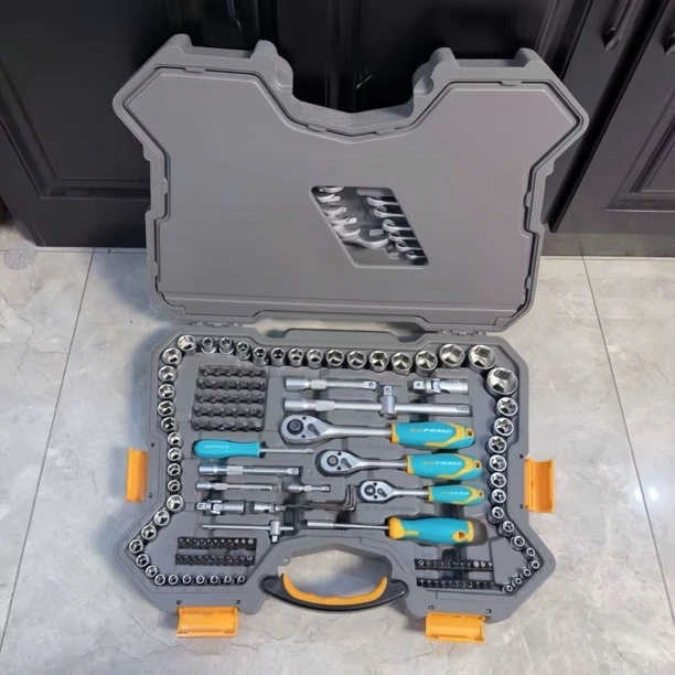 出口欧美款216件大中小飞汽修维修组套家用机修套装CRV钢72齿4-32