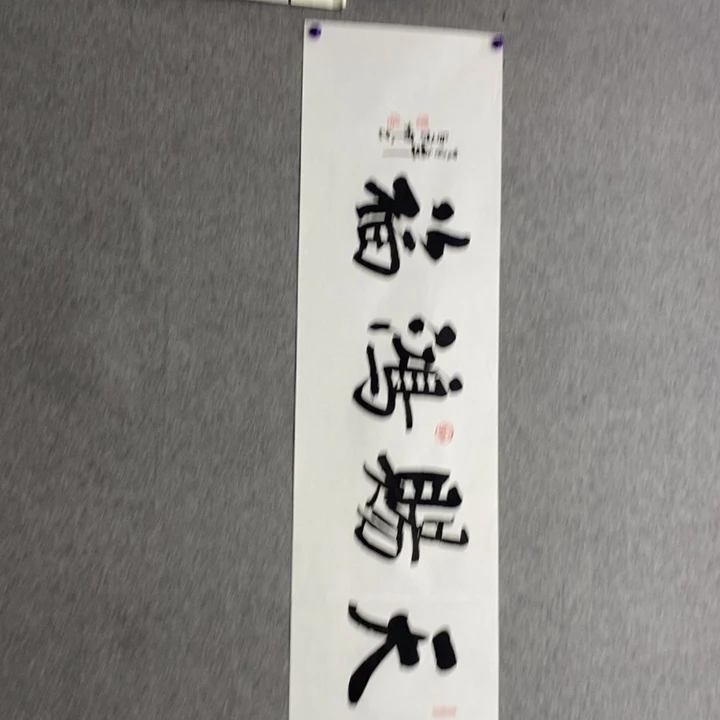 白武坤老师现场书写