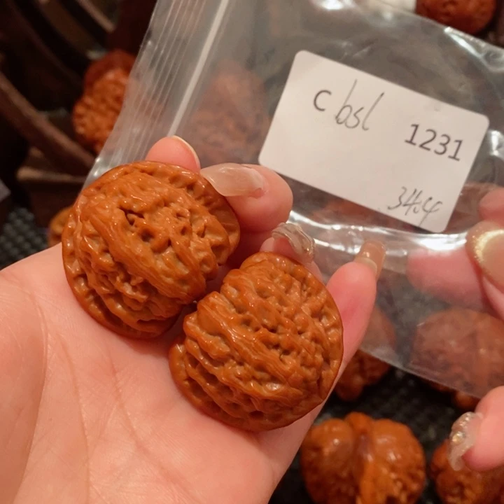 文玩核桃把件橙*?精品