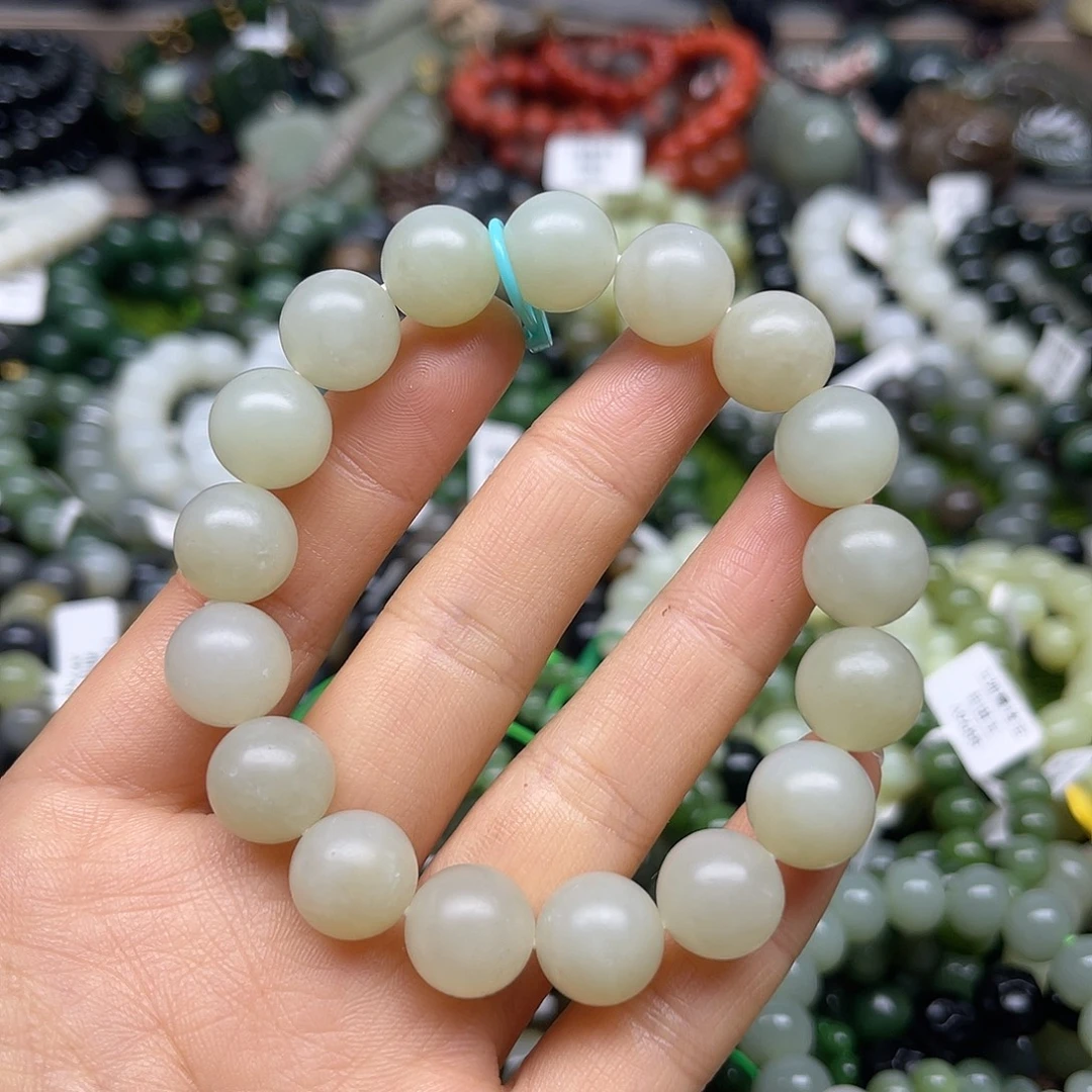 和田玉未镶嵌手链