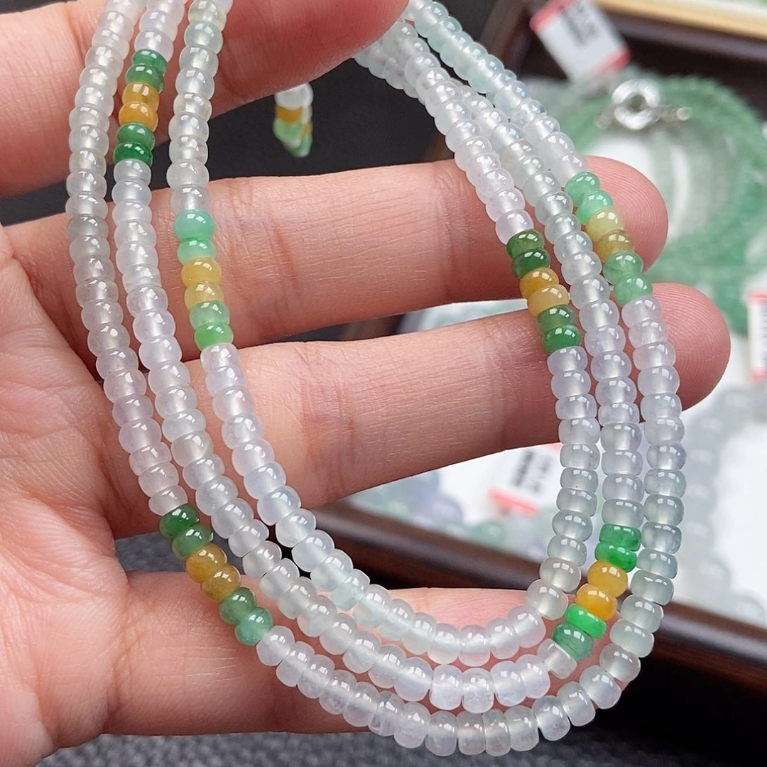 翡翠未镶嵌手串卡4