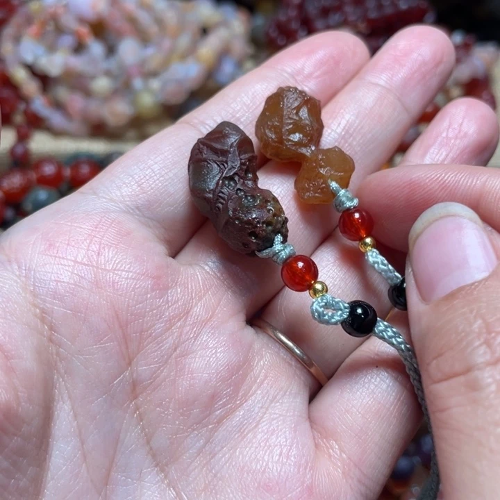 玛瑙/玉髓合金手链