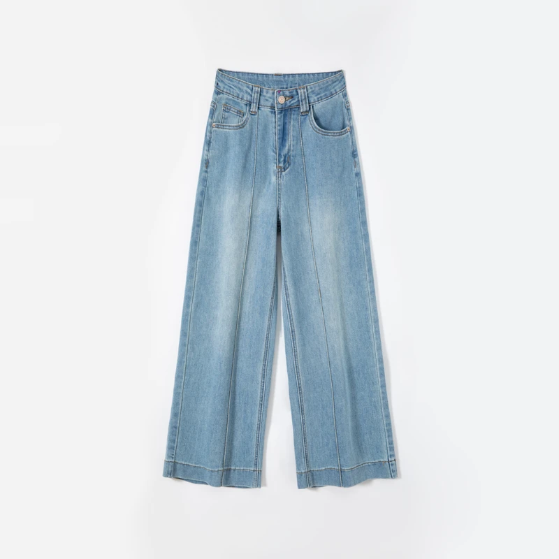 2025夏季轻薄舒适小个子九分直筒牛仔裤小个子九分BJ281&