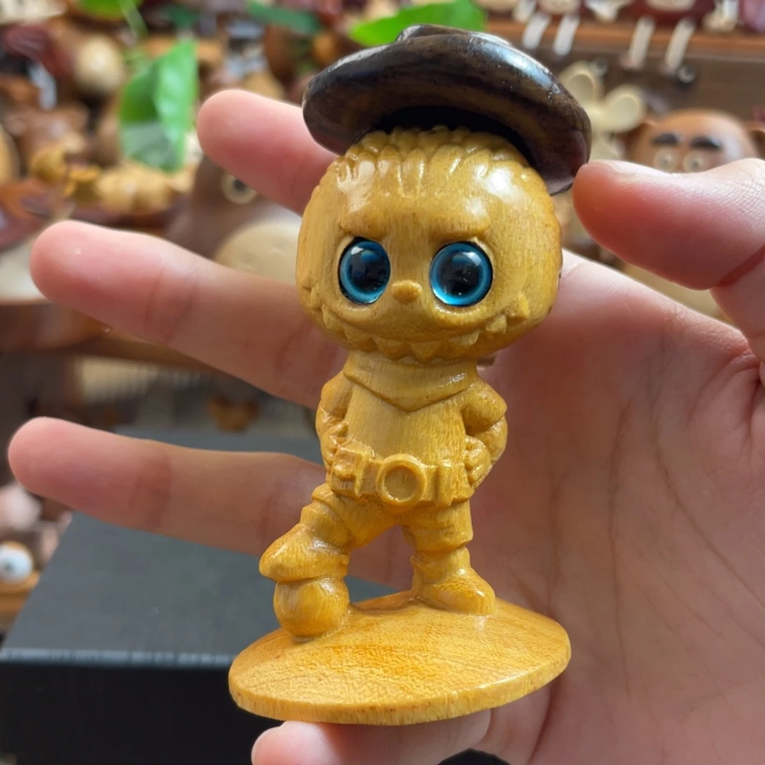 木黄金檀布布摆件