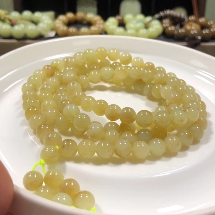 和田玉未镶嵌手链卡8