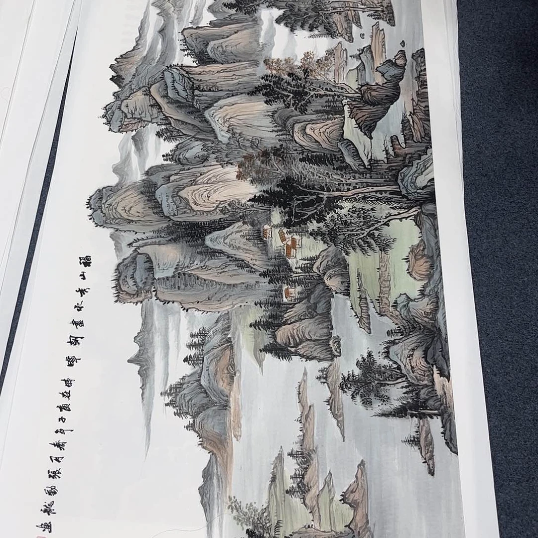 国画宣纸国画纯手绘作品