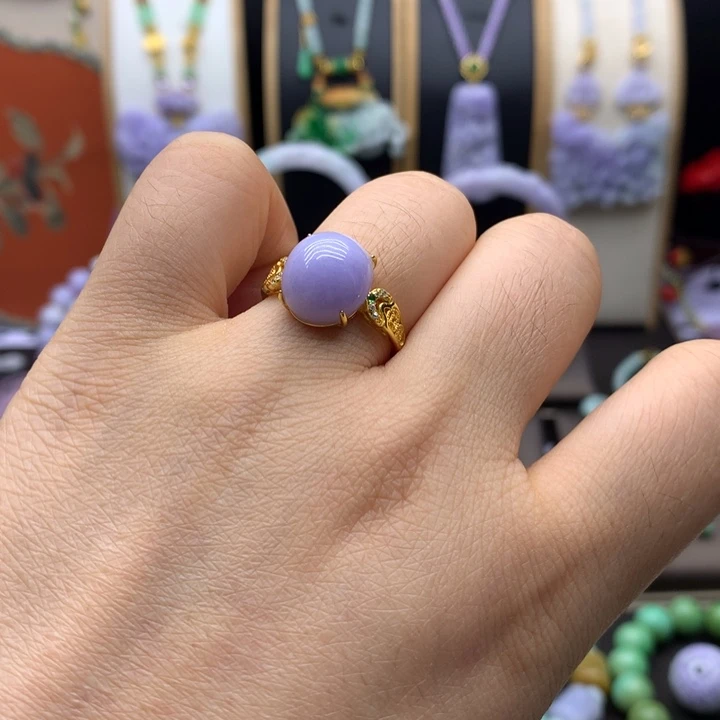 翡翠未镶嵌吊坠(不含链)翡翠戒指