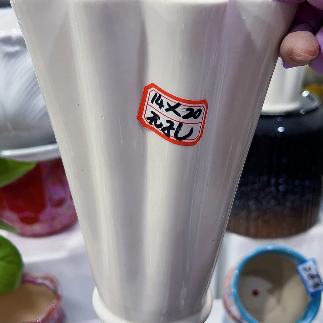 长豆豆外贸尾单陶瓷花盆凑单10米包邮