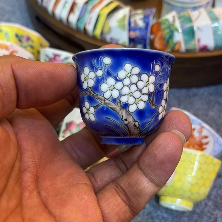 纯手绘精品盖碗杯